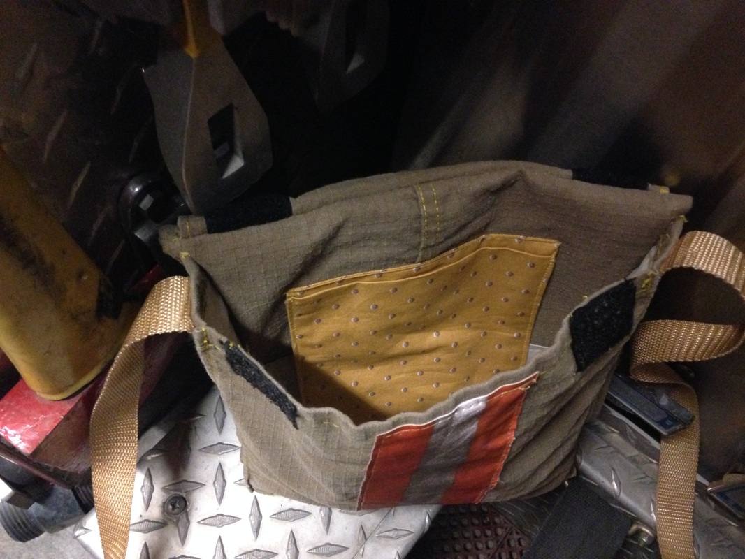 Recycled Turnout Gear "Over-The-Shoulder" Bag