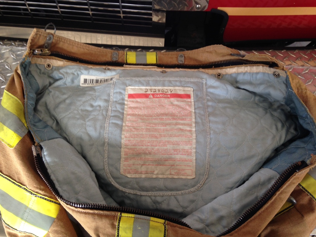 Recycled Turnout Gear Duffle Bag